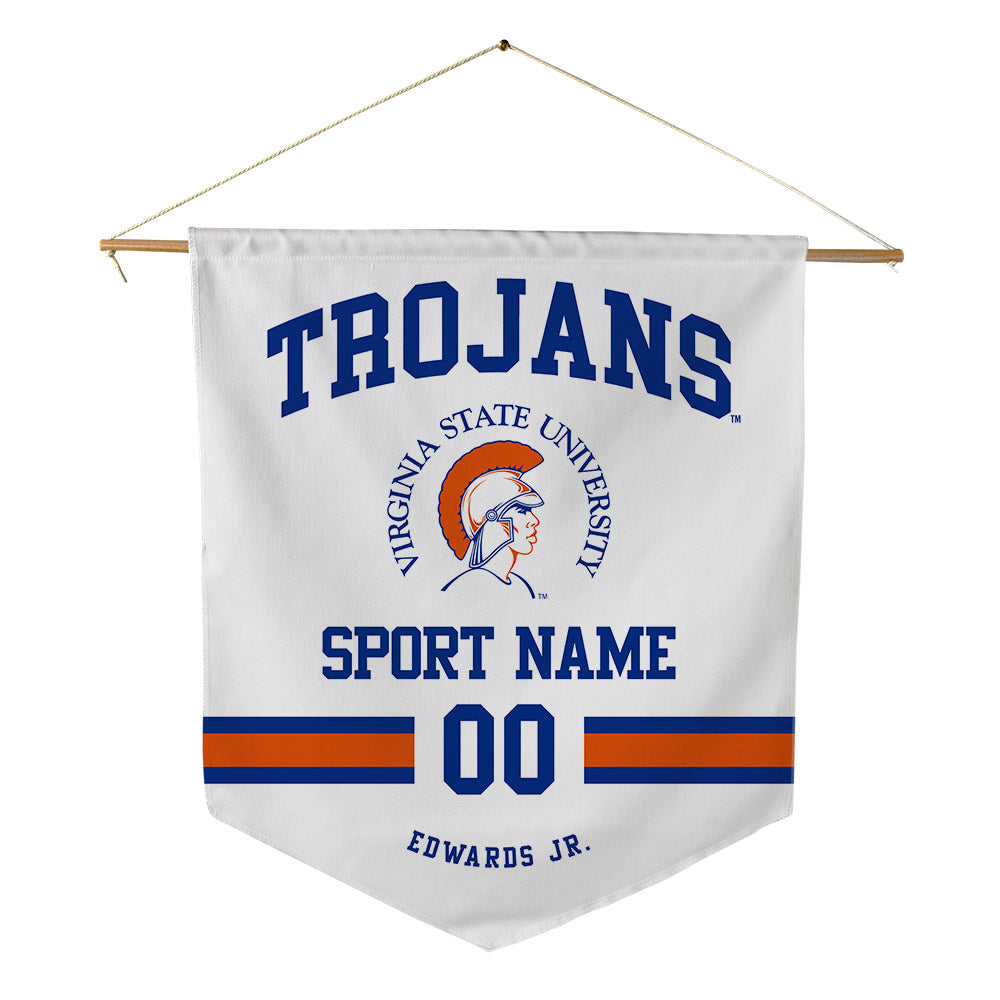 Virginia State - NCAA Men's Lacrosse : Domonic Edwards Jr. - Pennant - 18" x 21"-0