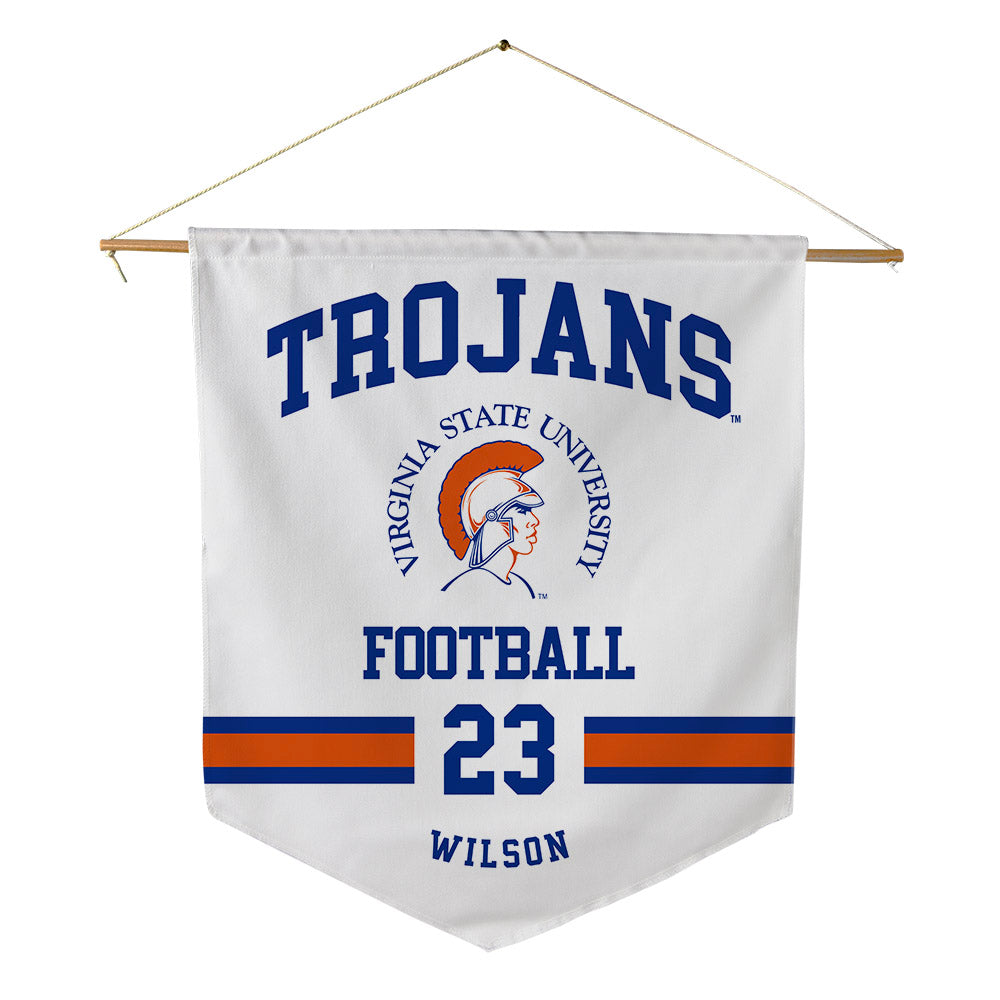 Virginia State - NCAA Football : Jeffrey Wilson - Pennant - 18" x 21"-0