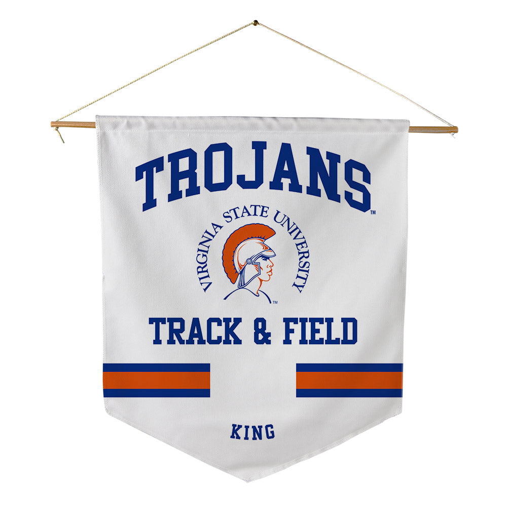 Virginia State - NCAA Women's Track & Field : Markeria King - Pennant - 18" x 21"-0