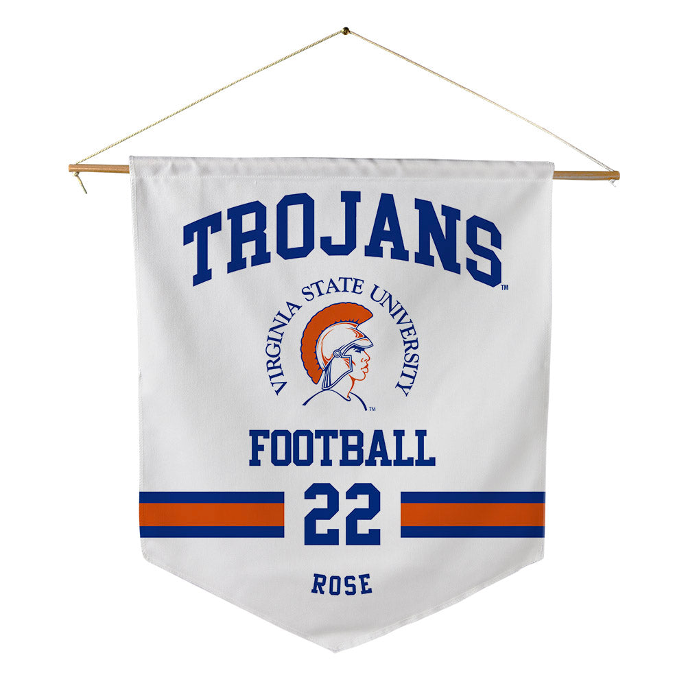 Virginia State - NCAA Football : Brandon Rose - Pennant - 18" x 21"-0