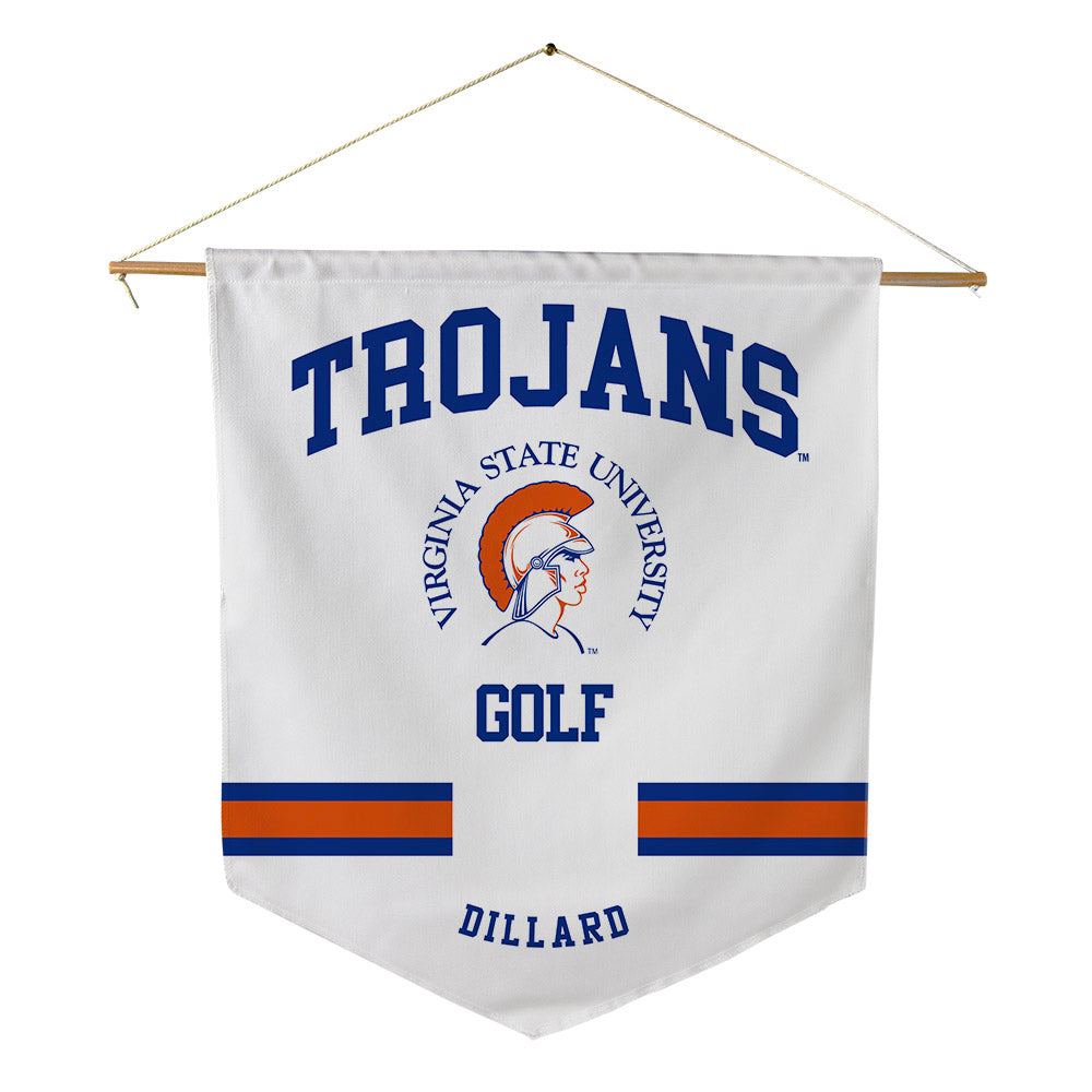 Virginia State - NCAA Men's Golf : Jacari Dillard - Pennant - 18" x 21"-0