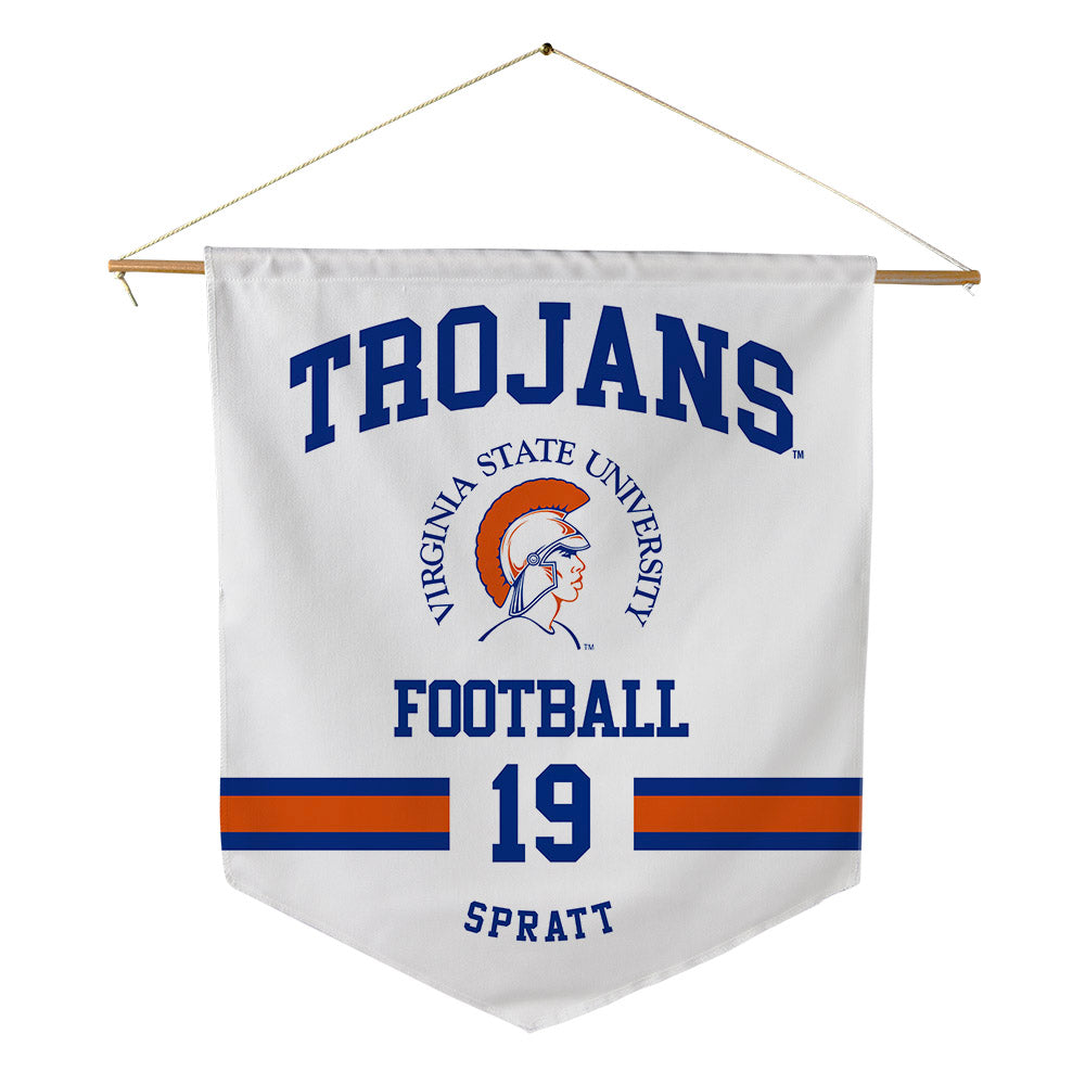 Virginia State - NCAA Football : Jalen Spratt - Pennant - 18" x 21"-0