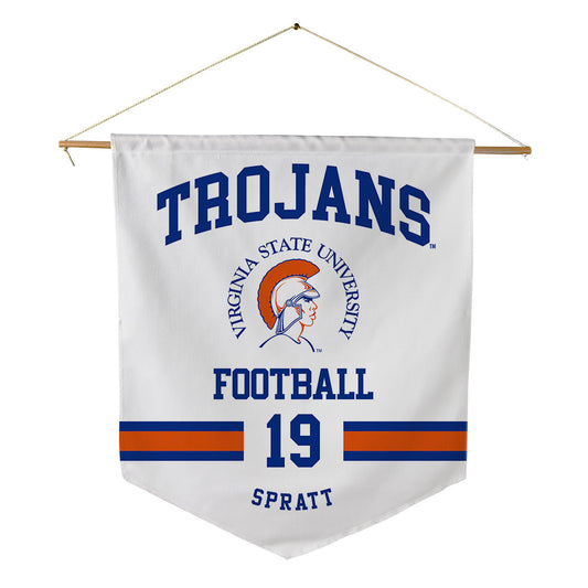 Virginia State - NCAA Football : Jalen Spratt - Pennant - 18" x 21"-0