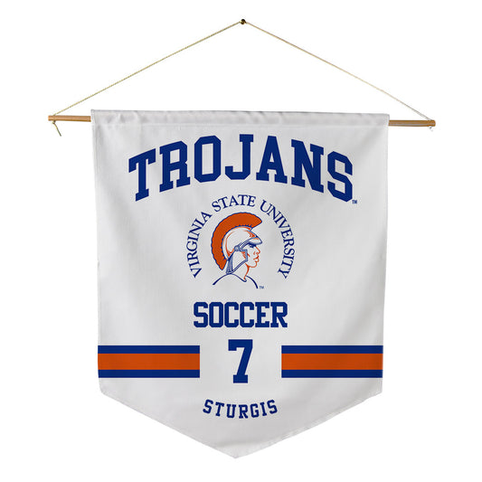 Virginia State - NCAA Women's Soccer : Loryn Sturgis - Pennant - 18" x 21"-0