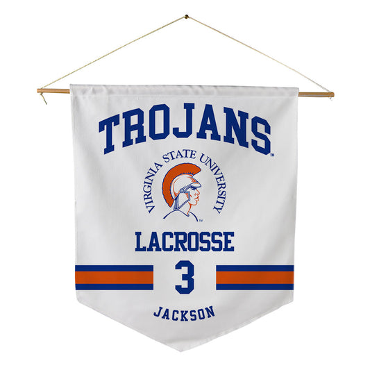 Virginia State - NCAA Men's Lacrosse : Miles Jackson - Pennant - 18" x 21"-0