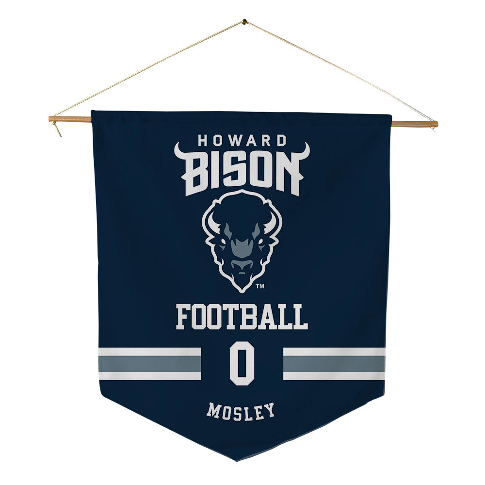 Howard - NCAA Football : KD Mosley - Pennant - 18" x 21"-0