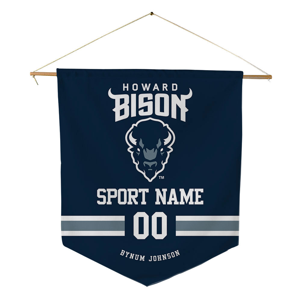 Howard - NCAA Women's Basketball : Destiny Bynum johnson - Pennant - 18" x 21"-0