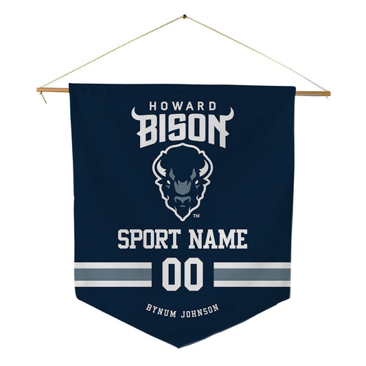 Howard - NCAA Women's Basketball : Destiny Bynum johnson - Pennant - 18" x 21"-0