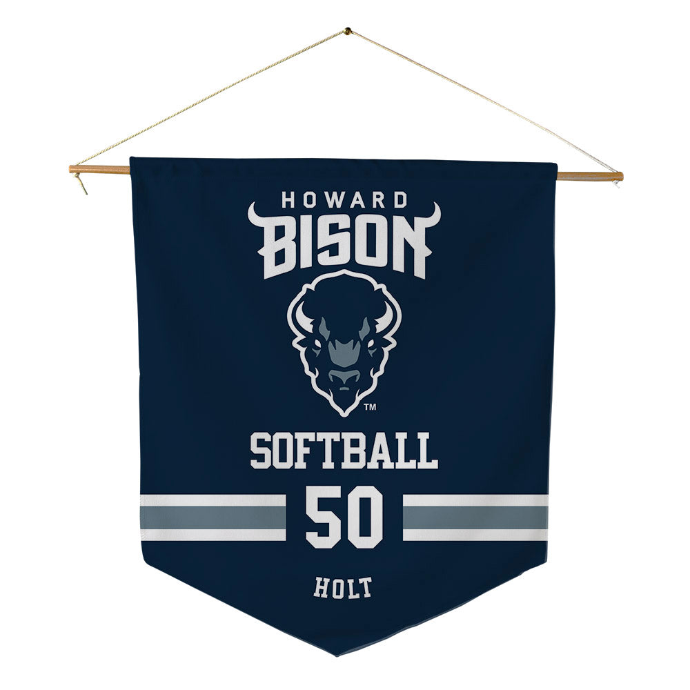 Howard - NCAA Softball : Julia Holt - Pennant - 18" x 21"-0