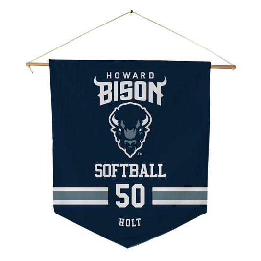Howard - NCAA Softball : Julia Holt - Pennant - 18" x 21"-0