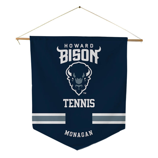 Howard - NCAA Men's Tennis : Alexander Monagan - Pennant - 18" x 21"-0