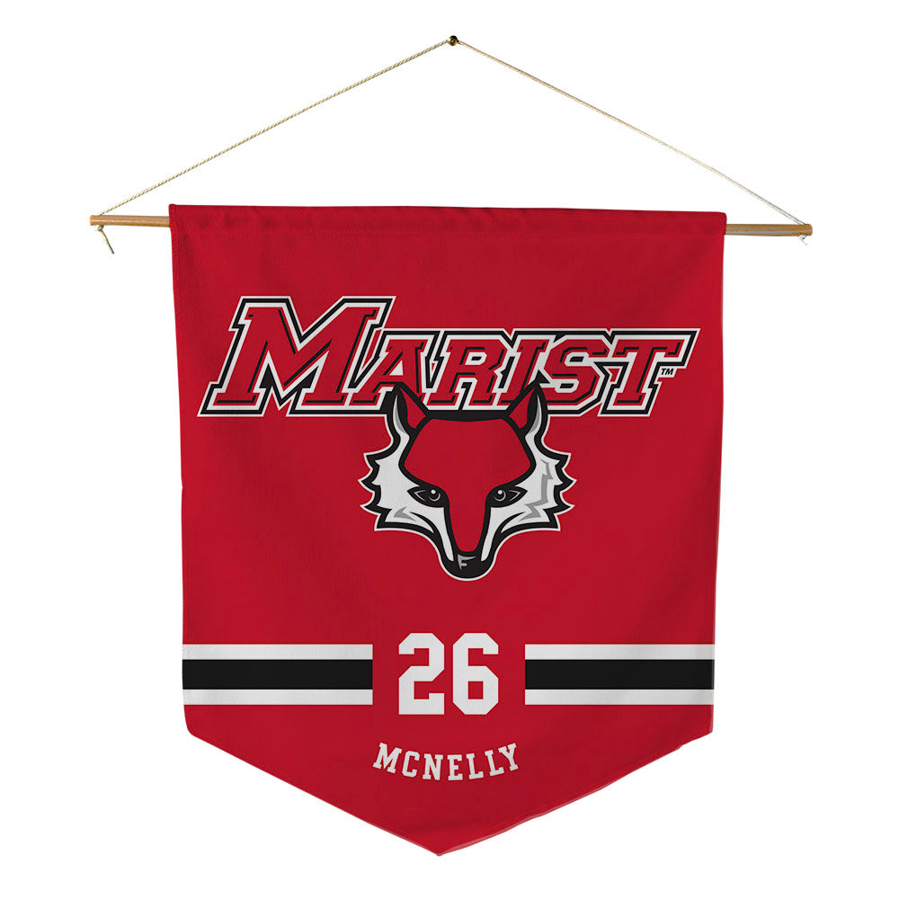 Marist - NCAA Baseball : Aydan McNelly - Pennant - 18" x 21"-0
