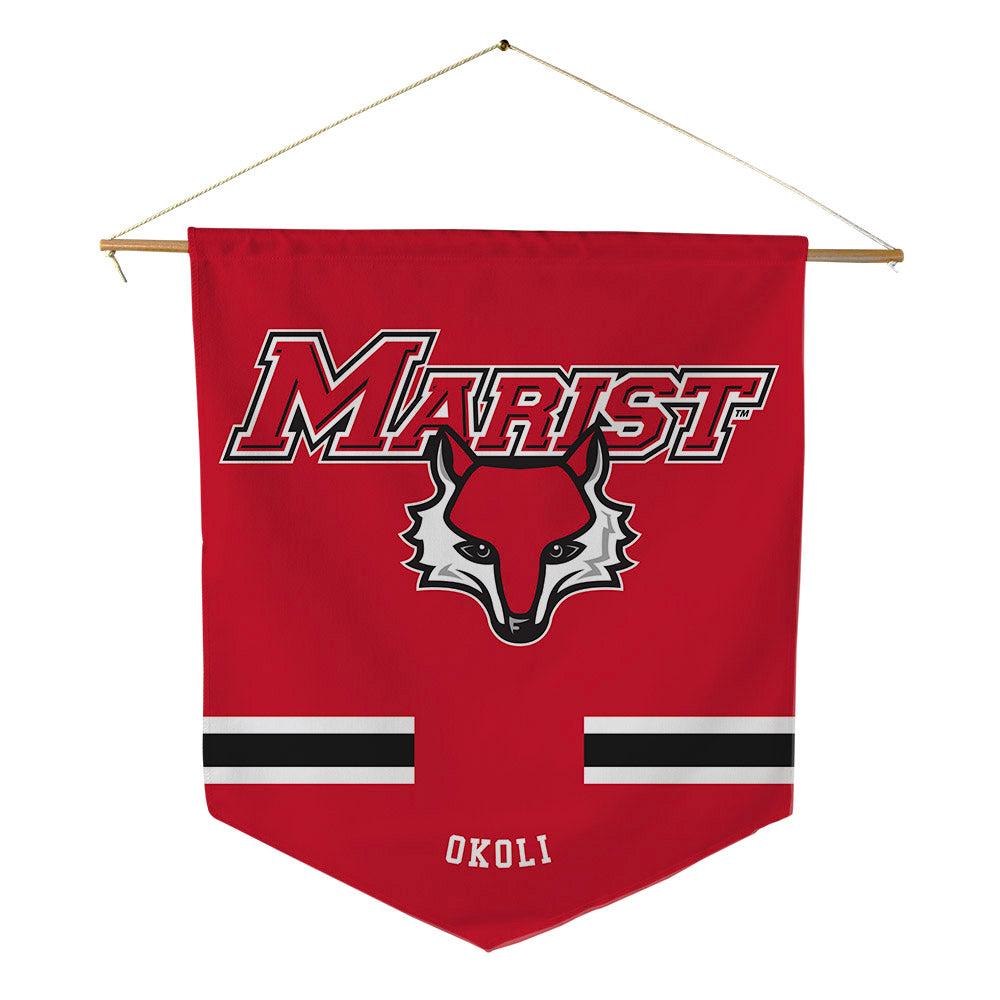 Marist - NCAA Men's Track & Field : Miracle Okoli - Pennant - 18" x 21"-0
