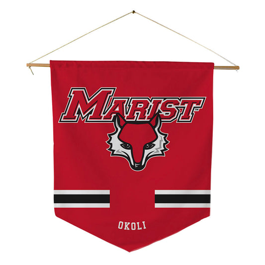 Marist - NCAA Men's Track & Field : Miracle Okoli - Pennant - 18" x 21"-0