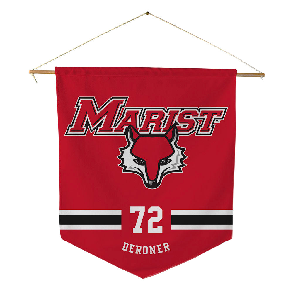 Marist - NCAA Football : Carson DeRoner - Pennant - 18" x 21"-0