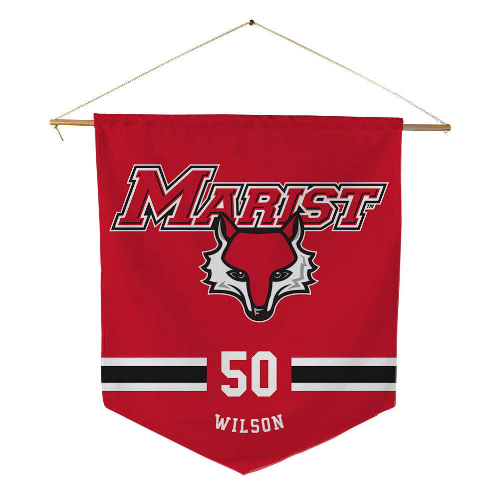 Marist - NCAA Football : Trevor Wilson - Pennant - 18" x 21"-0