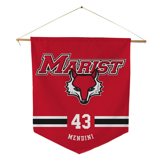 Marist - NCAA Football : Connor Mendini - Pennant - 18" x 21"-0