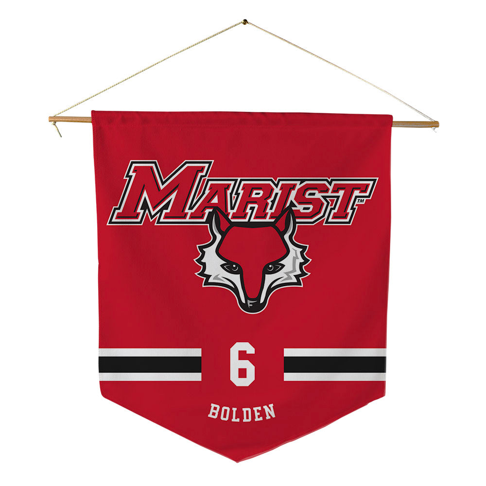 Marist - NCAA Football : Broox Bolden - Pennant - 18" x 21"-0