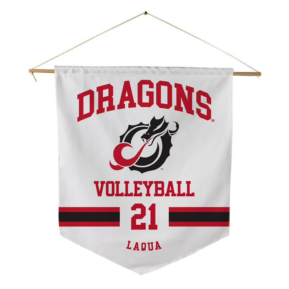 MSUM - NCAA Women's Volleyball : Leah Laqua - Pennant - 18" x 21"-0