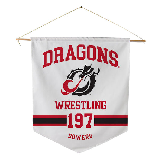 MSUM - NCAA Wrestling : Burak Bowers - Pennant - 18" x 21"-0