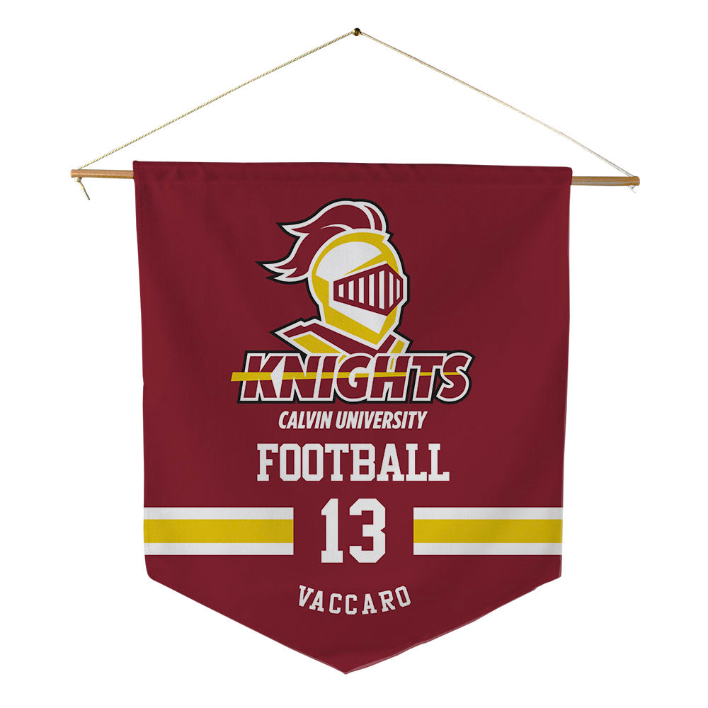 Calvin - NCAA Football : Thomas Vaccaro - Pennant - 18" x 21"-0