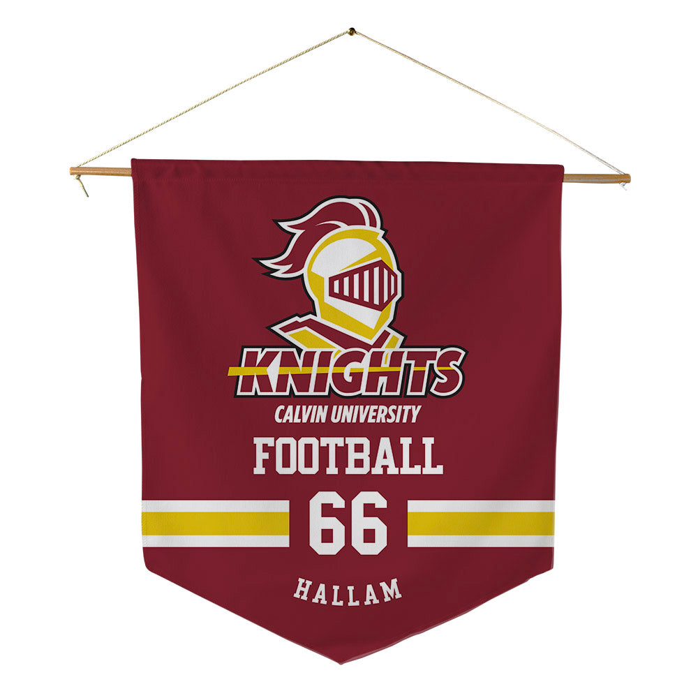 Calvin - NCAA Football : Matthew Hallam - Pennant - 18" x 21"-0
