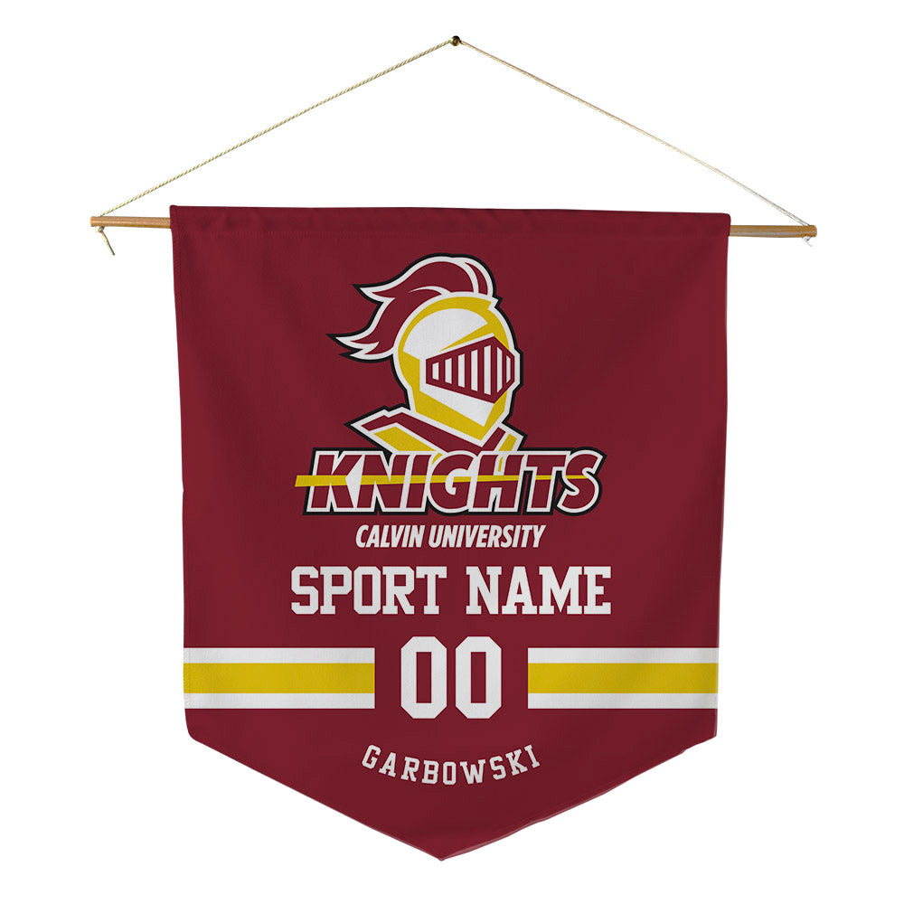 Calvin - NCAA Football : Charlie Garbowski - Pennant - 18" x 21"-0