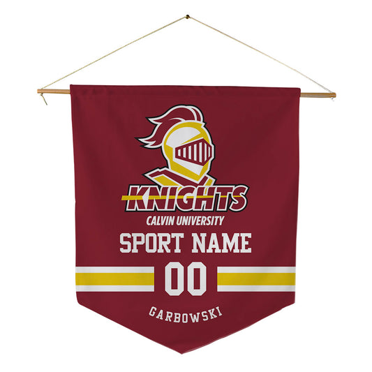 Calvin - NCAA Football : Charlie Garbowski - Pennant - 18" x 21"-0