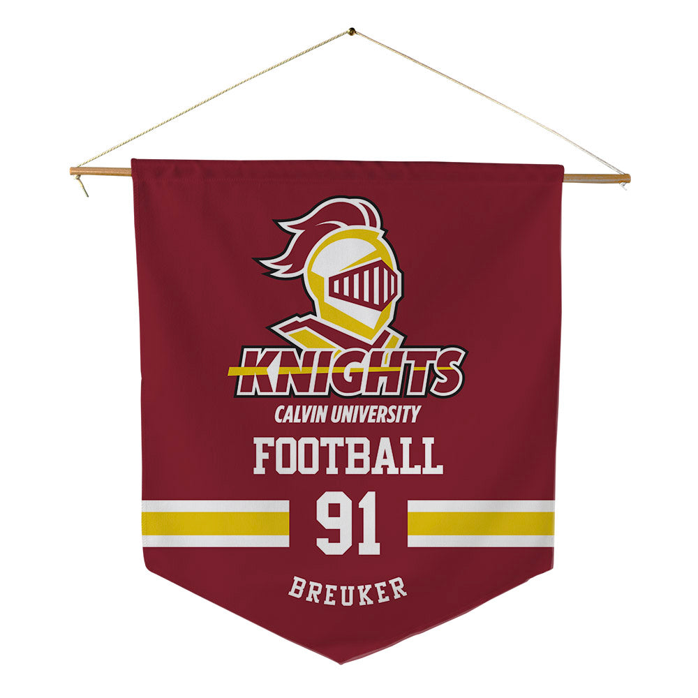 Calvin - NCAA Football : Marcus Breuker - Pennant - 18" x 21"-0