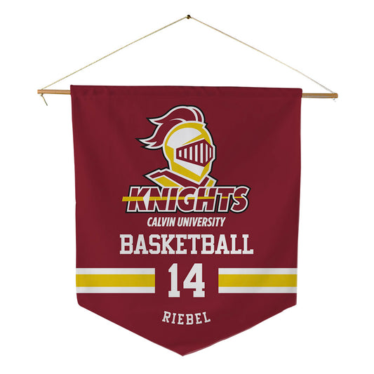 Calvin - NCAA Men's Basketball : Luke Riebel - Pennant - 18" x 21"-0