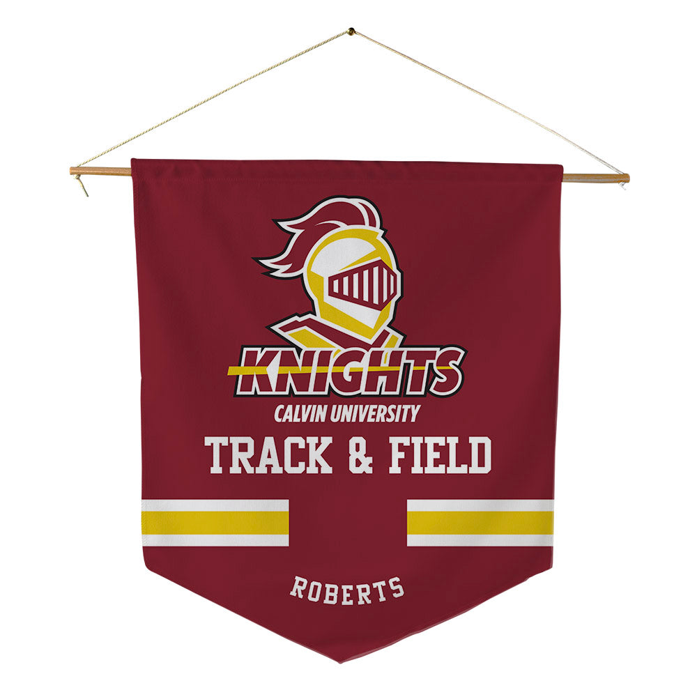 Calvin - NCAA Men's Track & Field : Charles Roberts - Pennant - 18" x 21"-0