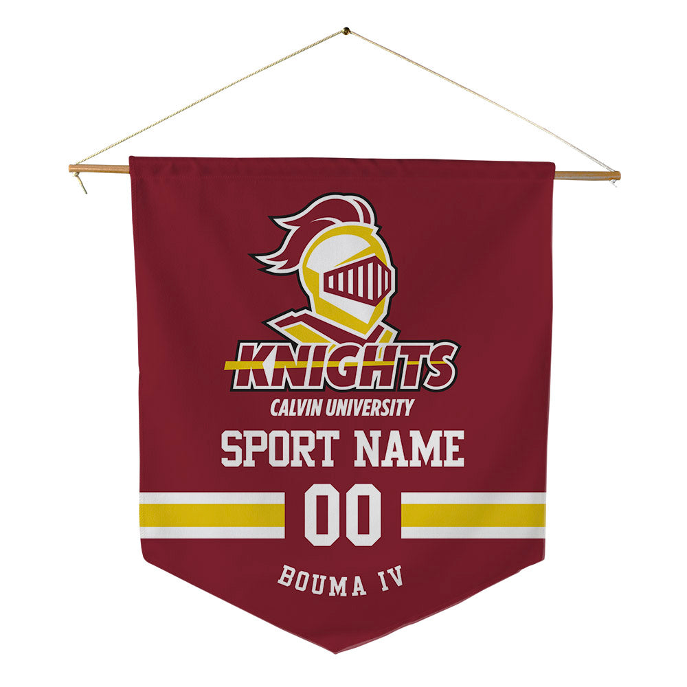 Calvin - NCAA Football : Paul Bouma IV - Pennant - 18" x 21"-0