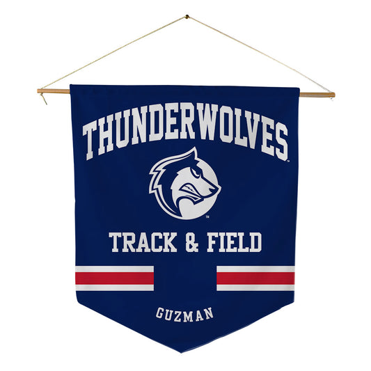 CSU Pueblo - NCAA Men's Track & Field : Isaiah Guzman - Pennant - 18" x 21"-0