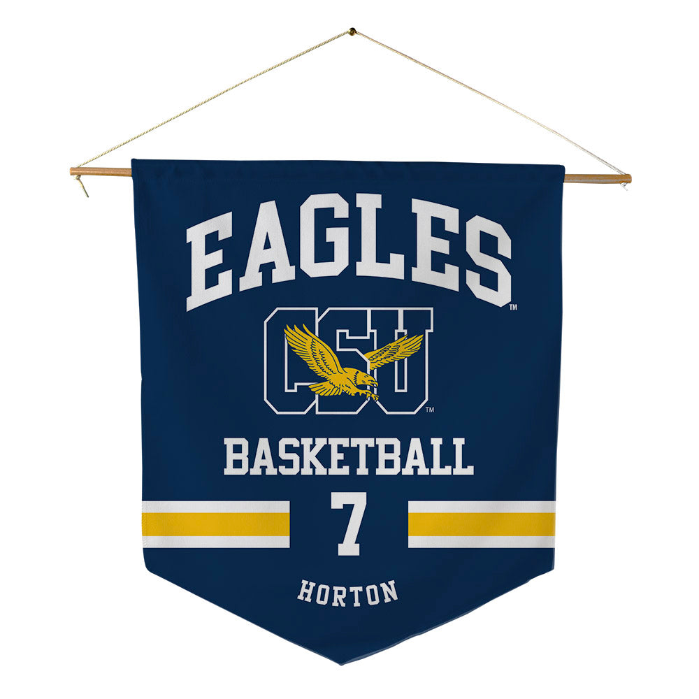 Coppin State - NCAA Men's Basketball : Khali Horton - Pennant - 18" x 21"-0