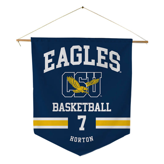 Coppin State - NCAA Men's Basketball : Khali Horton - Pennant - 18" x 21"-0