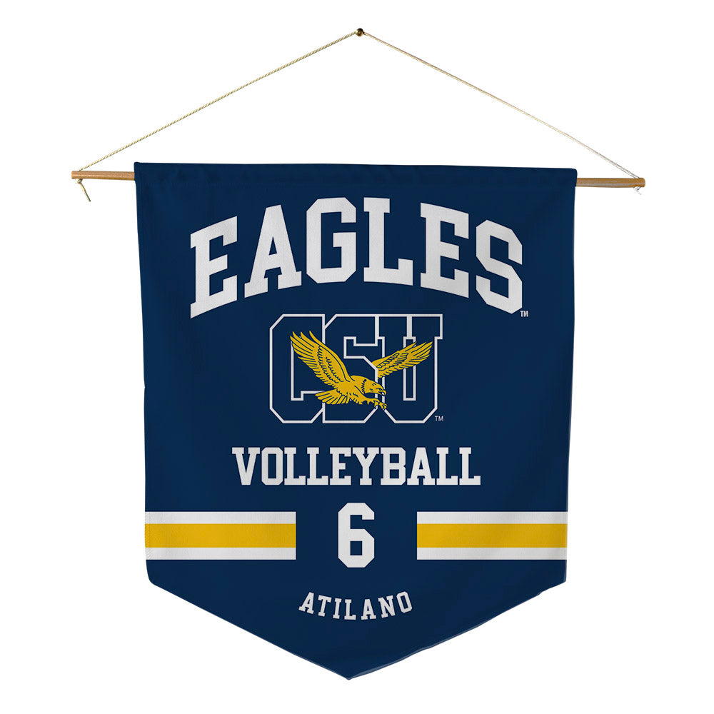 Coppin State - NCAA Women's Volleyball : Cherisse Atilano - Pennant - 18" x 21"-0