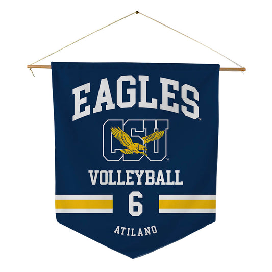 Coppin State - NCAA Women's Volleyball : Cherisse Atilano - Pennant - 18" x 21"-0