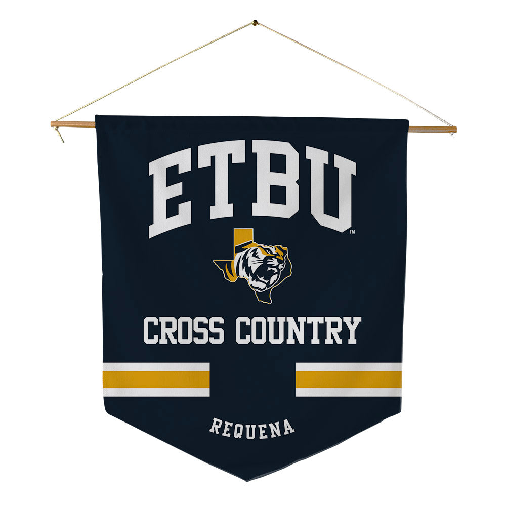 ETBU - NCAA Women's Cross Country : Danna Requena - Pennant - 18" x 21"-0