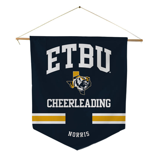 ETBU - NCAA Cheerleading : Abby Norris - Pennant - 18" x 21"-0
