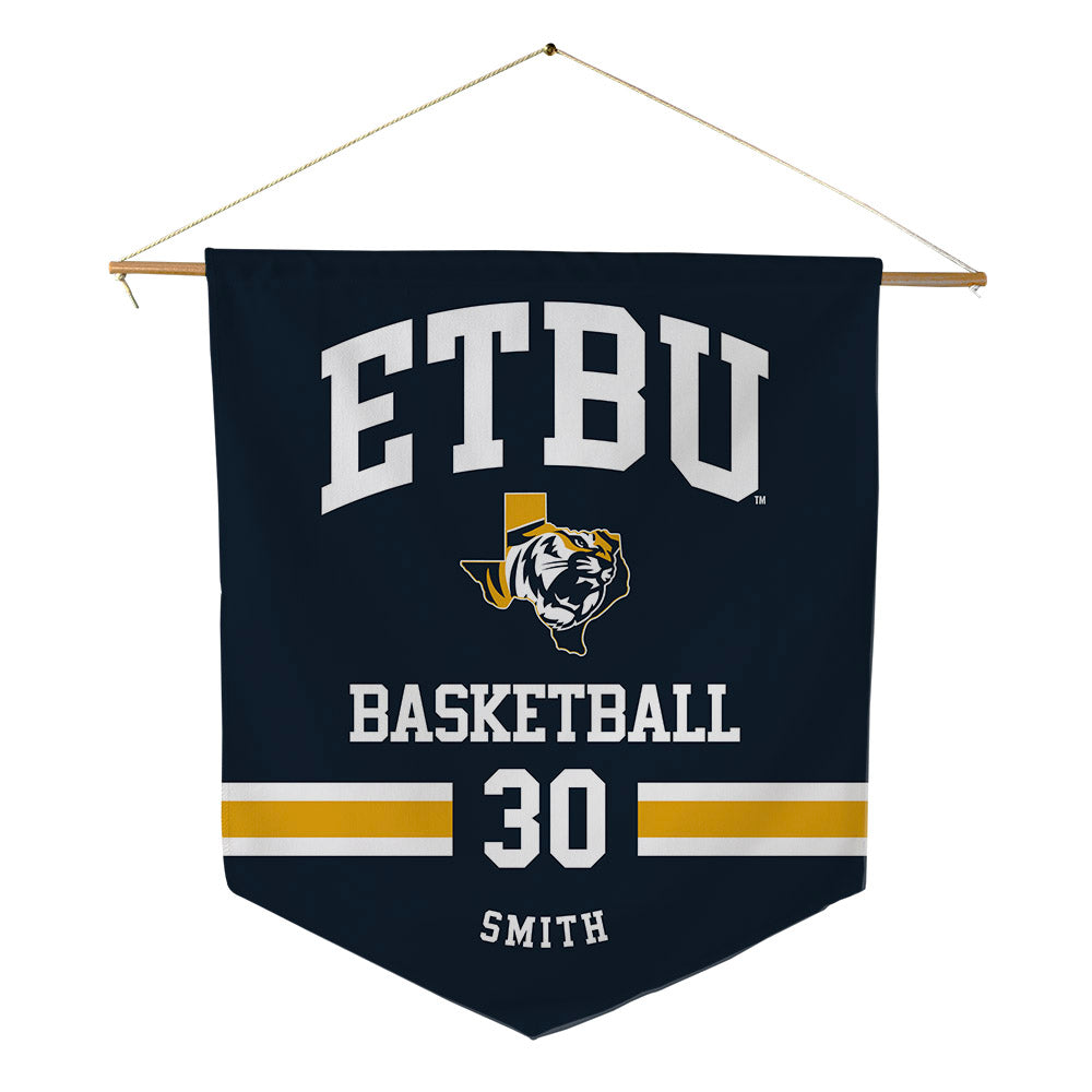 ETBU - NCAA Men's Basketball : Silas Smith - Pennant - 18" x 21"-0