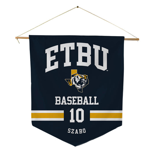 ETBU - NCAA Baseball : Joshua Szabo - Pennant - 18" x 21"-0