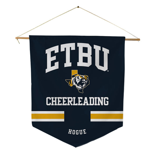 ETBU - NCAA Cheerleading : Emma Hogue - Pennant - 18" x 21"-0