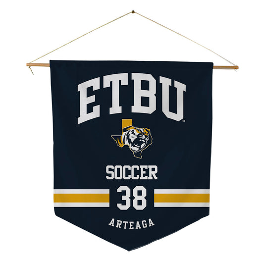 ETBU - NCAA Women's Soccer : Charisma Arteaga - Pennant - 18" x 21"-0