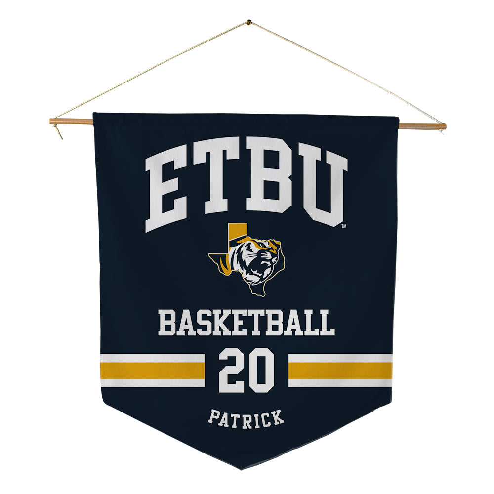 ETBU - NCAA Women's Basketball : Olivia Patrick - Pennant - 18" x 21"-0