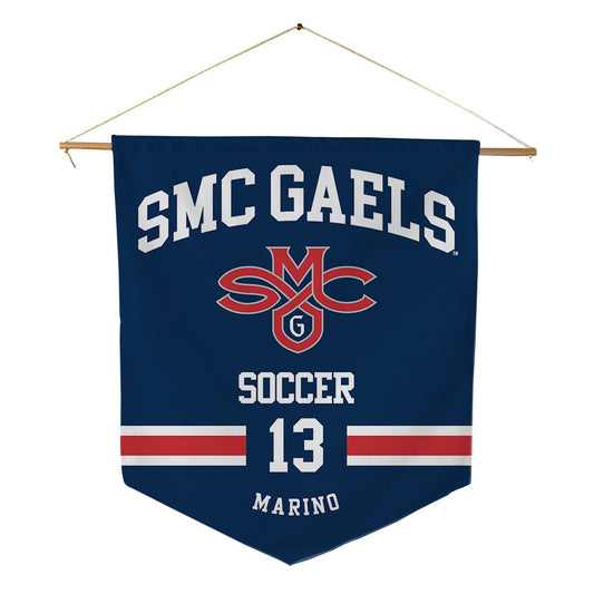 SMC - NCAA Men's Soccer : Errol Marino - Pennant - 18" x 21"-0