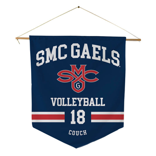 SMC - NCAA Women's Volleyball : Hannah Couch - Pennant - 18" x 21"-0