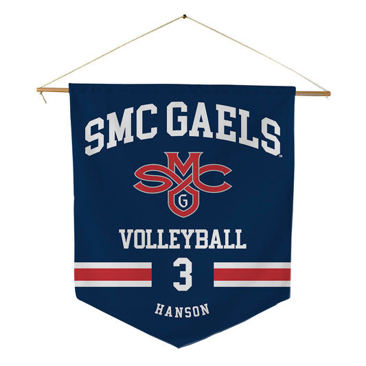 SMC - NCAA Women's Volleyball : Anna Hanson - Pennant - 18" x 21"-0
