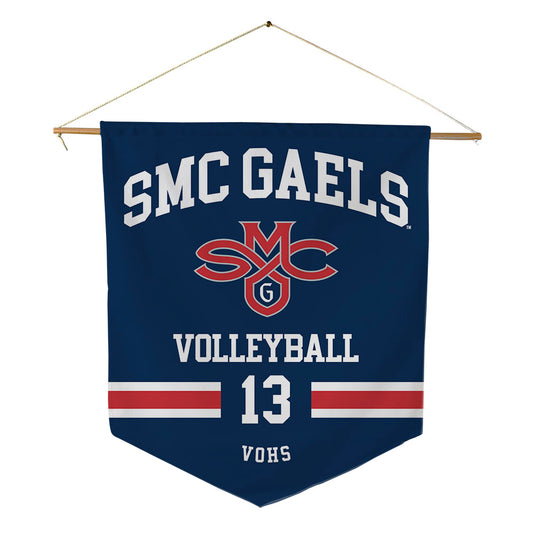 SMC - NCAA Women's Volleyball : Gracie Vohs - Pennant - 18" x 21"-0