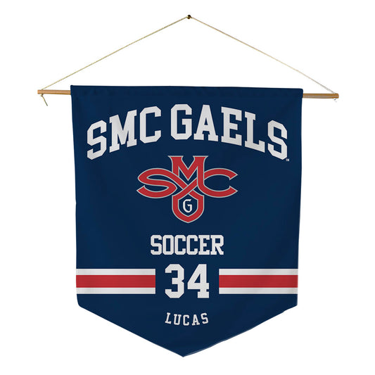 SMC - NCAA Women's Soccer : Maddie Lucas - Pennant - 18" x 21"-0