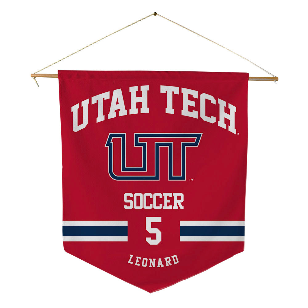 Utah Tech - NCAA Women's Soccer : olivia Leonard - Pennant - 18" x 21"-0